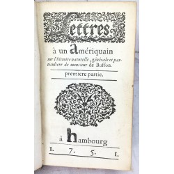 Lettres a un Ameriquain sur l'Histoire naturelle (5 vol. set)
